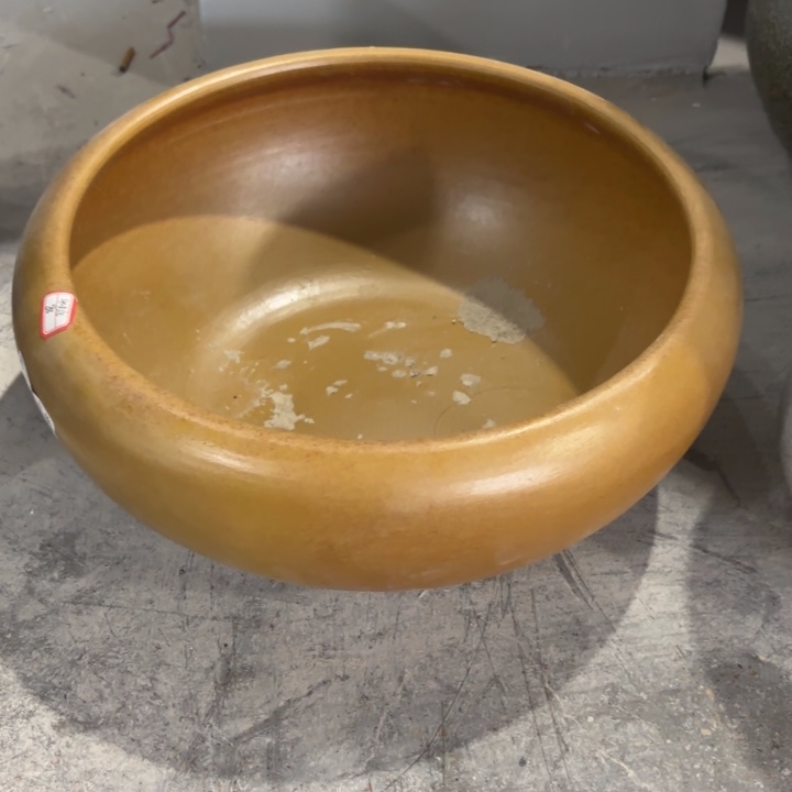 黄釉口径38高度18