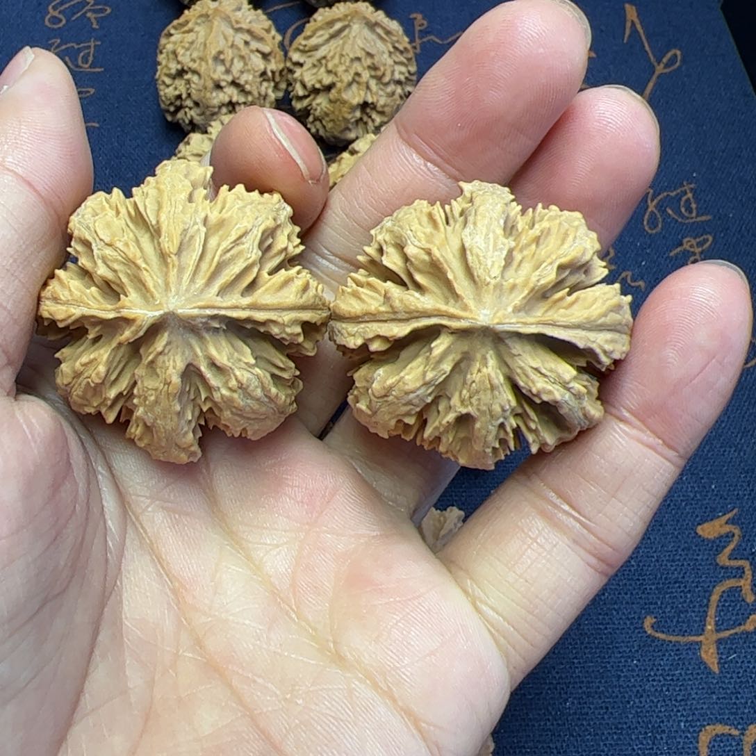 文玩核桃把件秦岭野生植物核桃