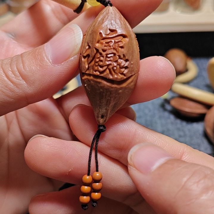 橄榄核手串/手链橄榄核核雕招财进宝
