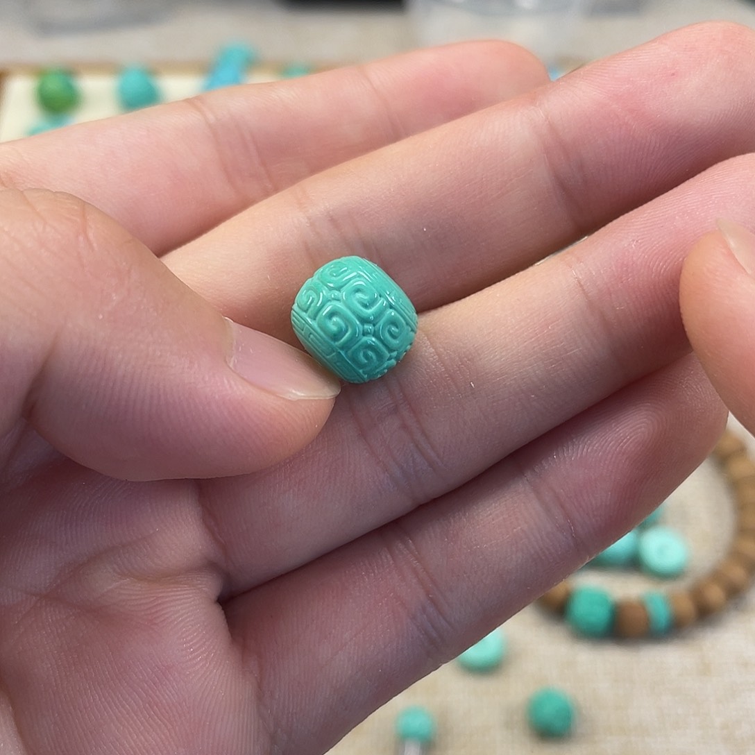 原生态湖北松配饰，直径11