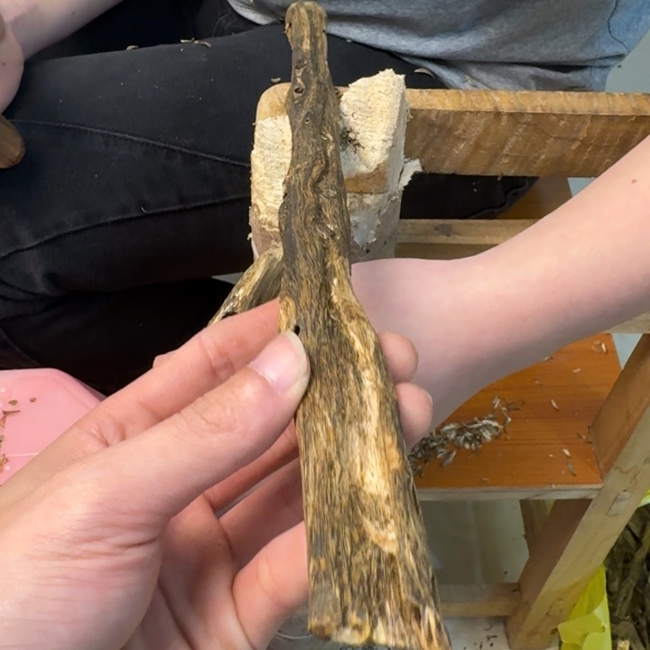 沉香碎屑沉香绿棋楠36克