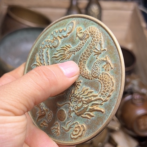 铜制文玩把玩物件