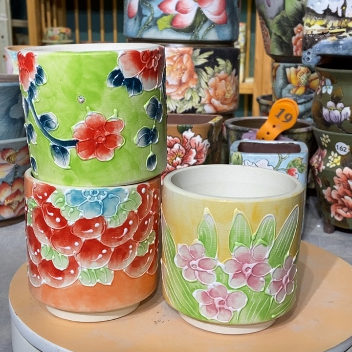 红陶景德镇艺术手绘作品