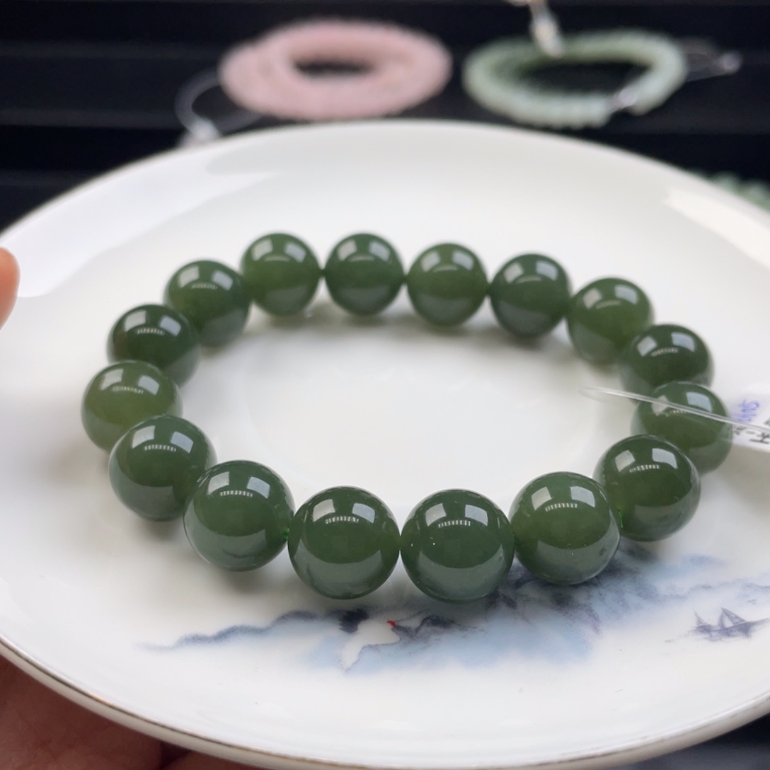 和田玉手串未镶嵌