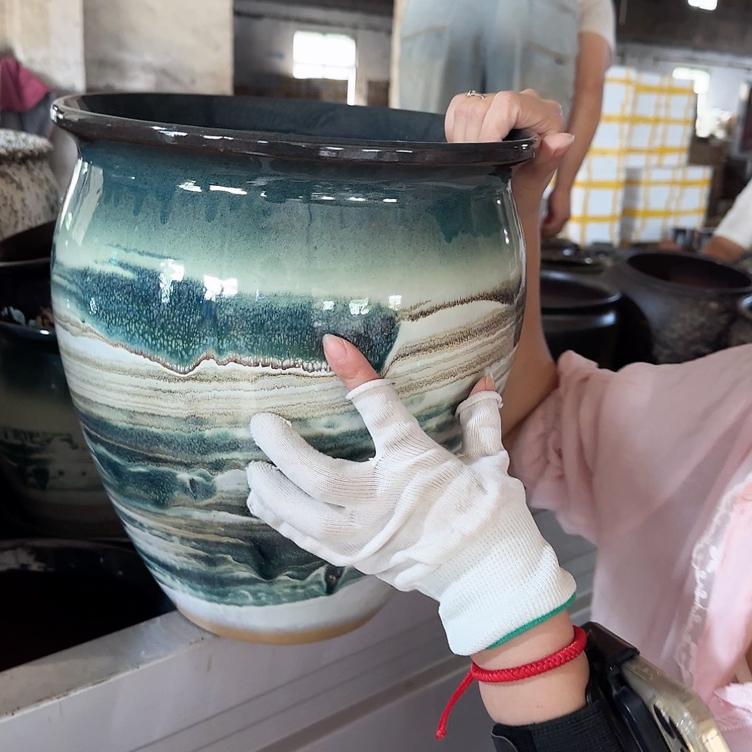 紫砂花盆王嫂花盆0921-180高31口27
