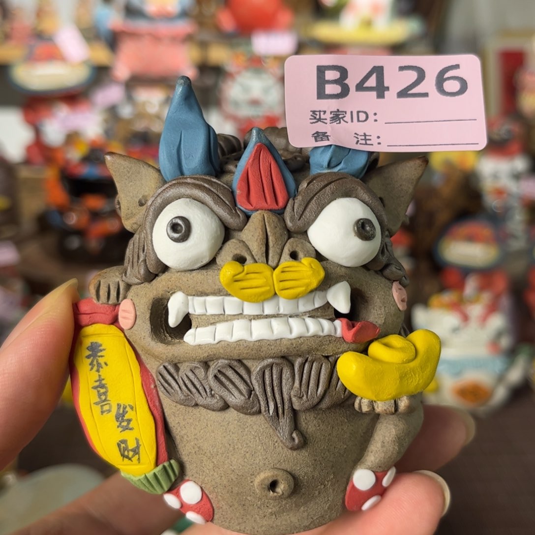 泥塑纯手工茶宠摆件