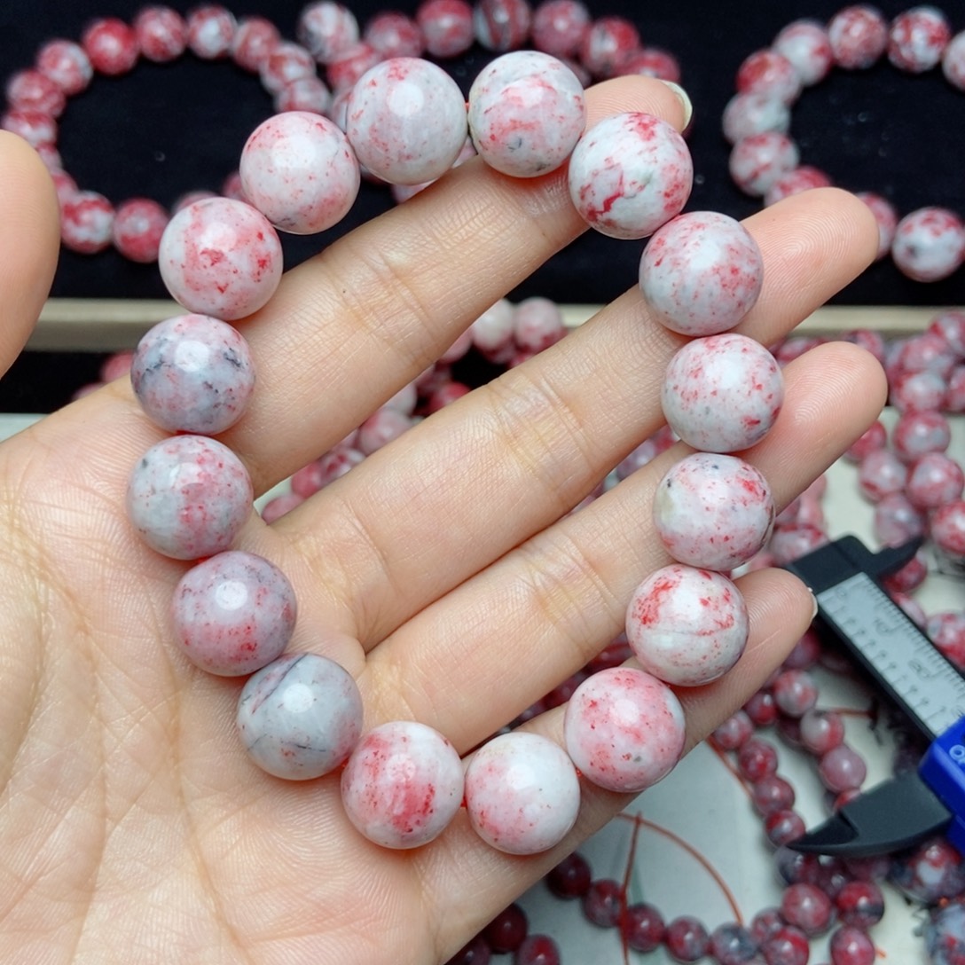 天然辰砂朱砂原石卡13