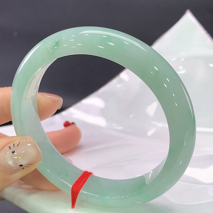 未镶嵌手镯翡翠正圈58