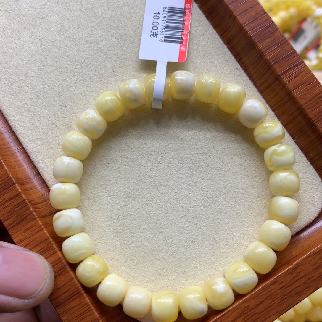 蜜蜡手链未镶嵌蜜蜡