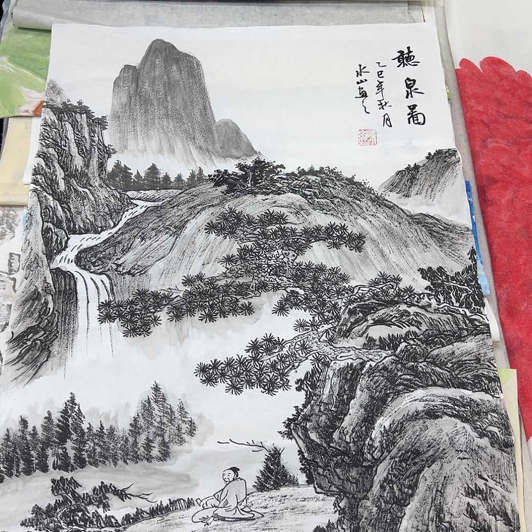 国画国画纯手绘作品