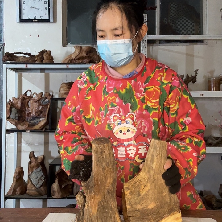 景***号木太行崖柏摆件摆件