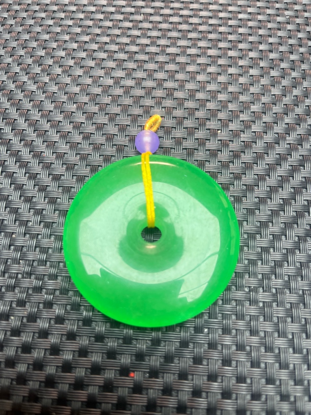 44精品满绿平安扣吊坠