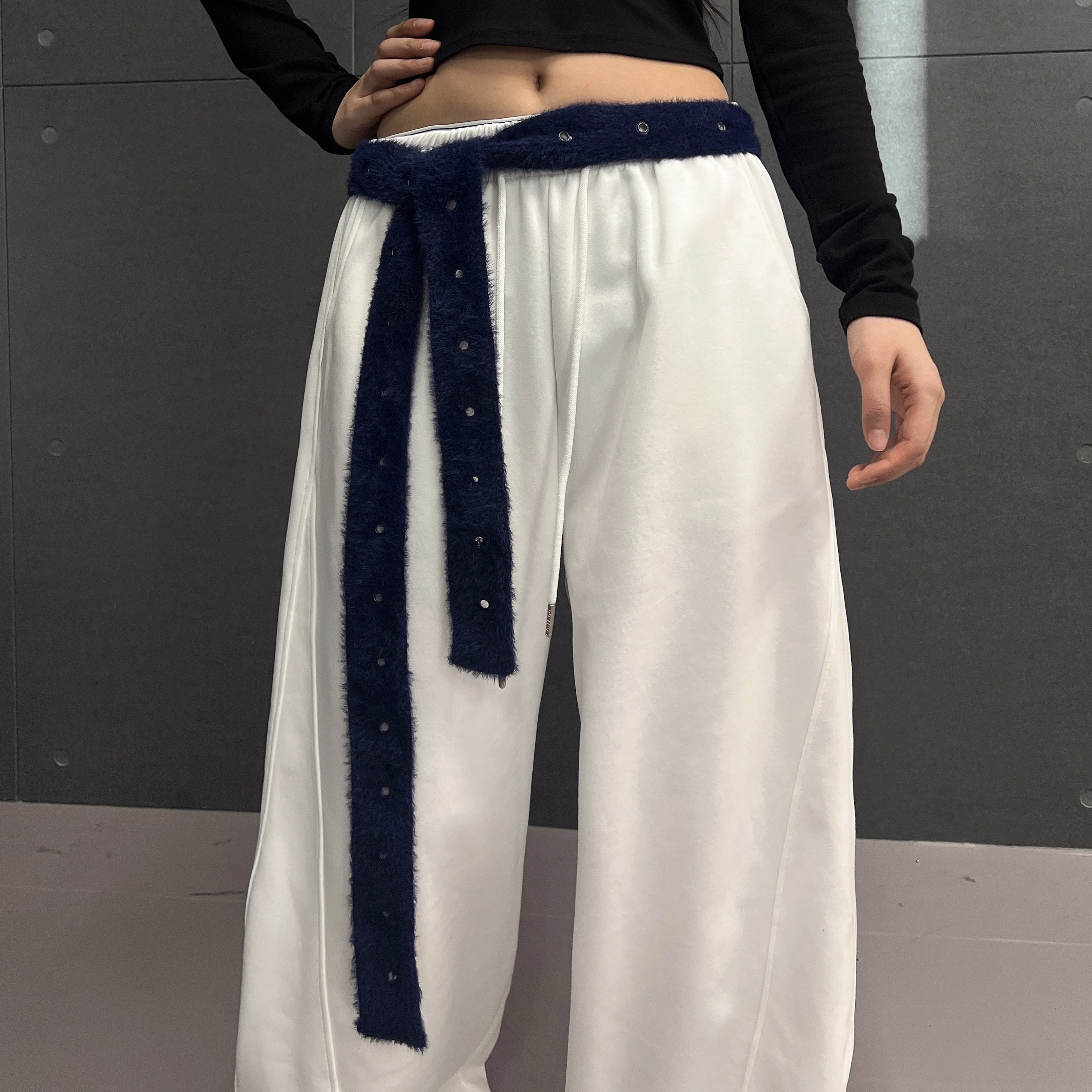 设计感Y2K甜酷风小众搭配品围巾腰搭多种搭配腰搭配饰