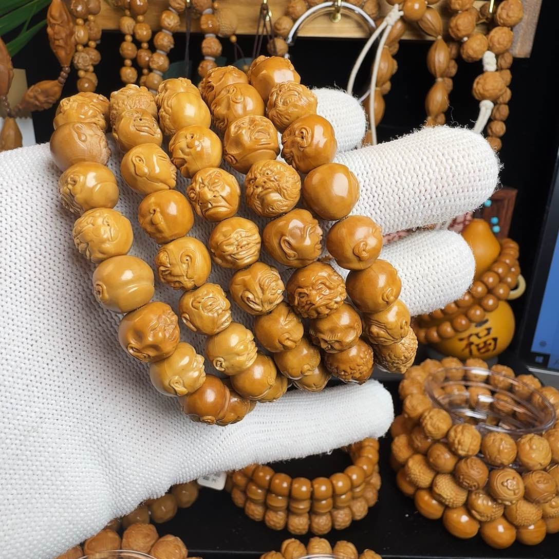 猴头核桃手串罗汉单圈（微瑕）