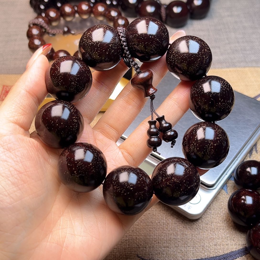 檀香紫檀（小叶紫檀）2.5 10颗满星