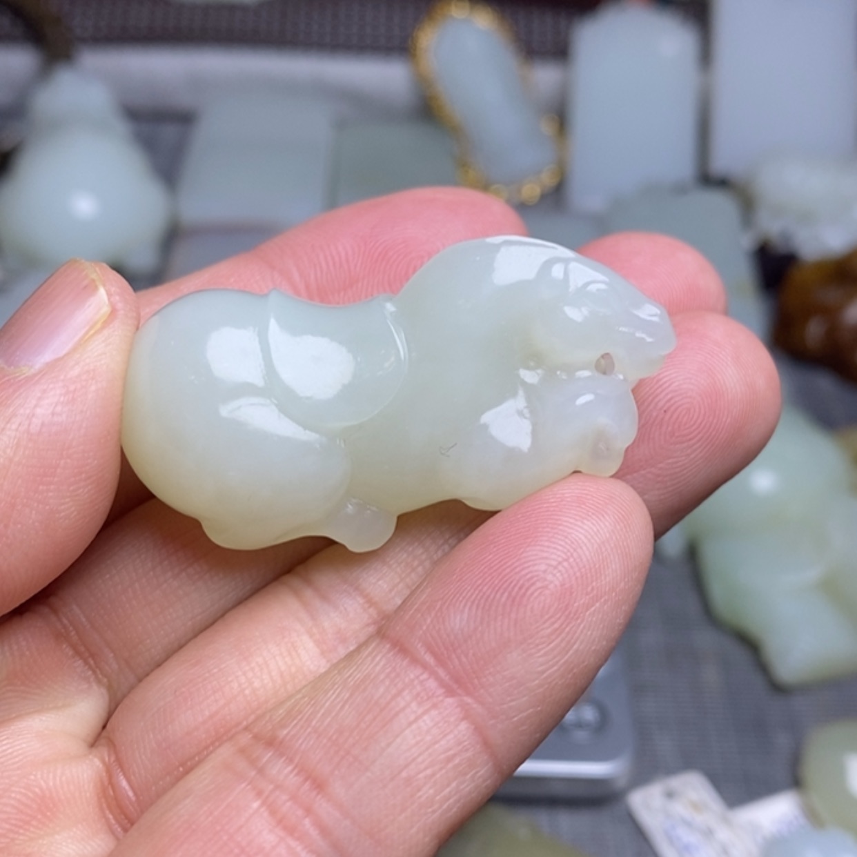 【闪购商品】和田玉（糖玉）颈饰未镶嵌楚**秋