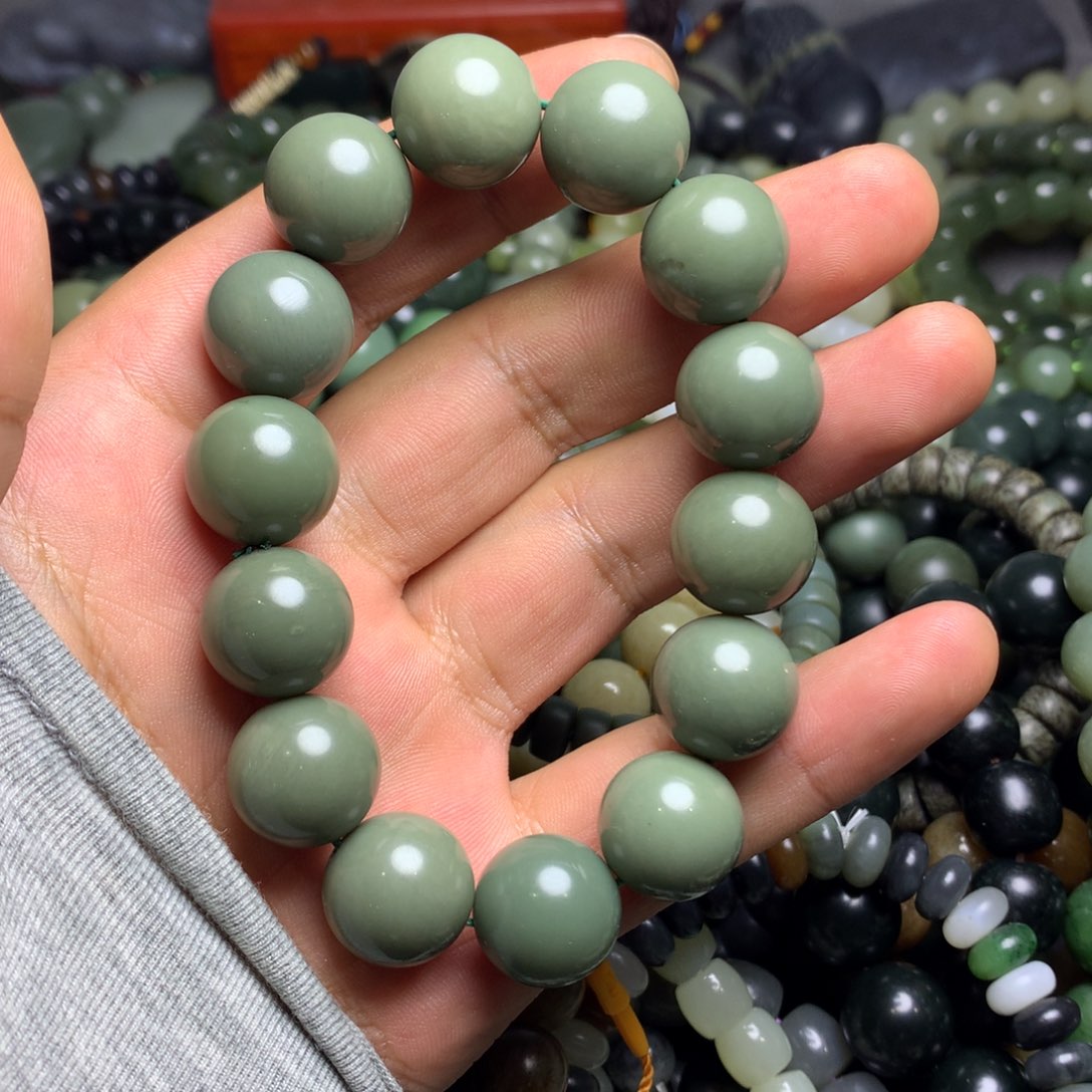 和田玉手链未镶嵌