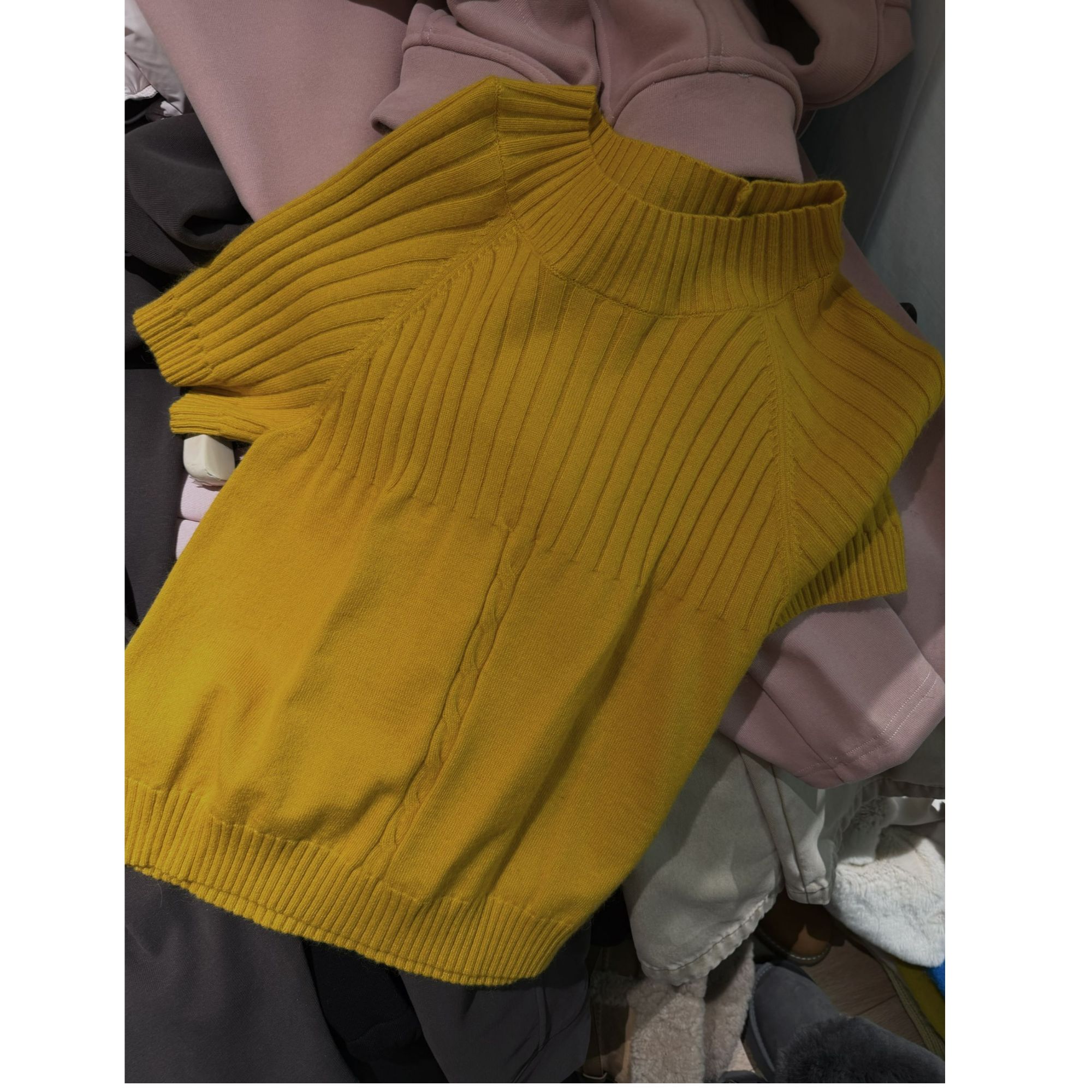 十三行白白家-秋季新款百搭坑条针织衫#m25056