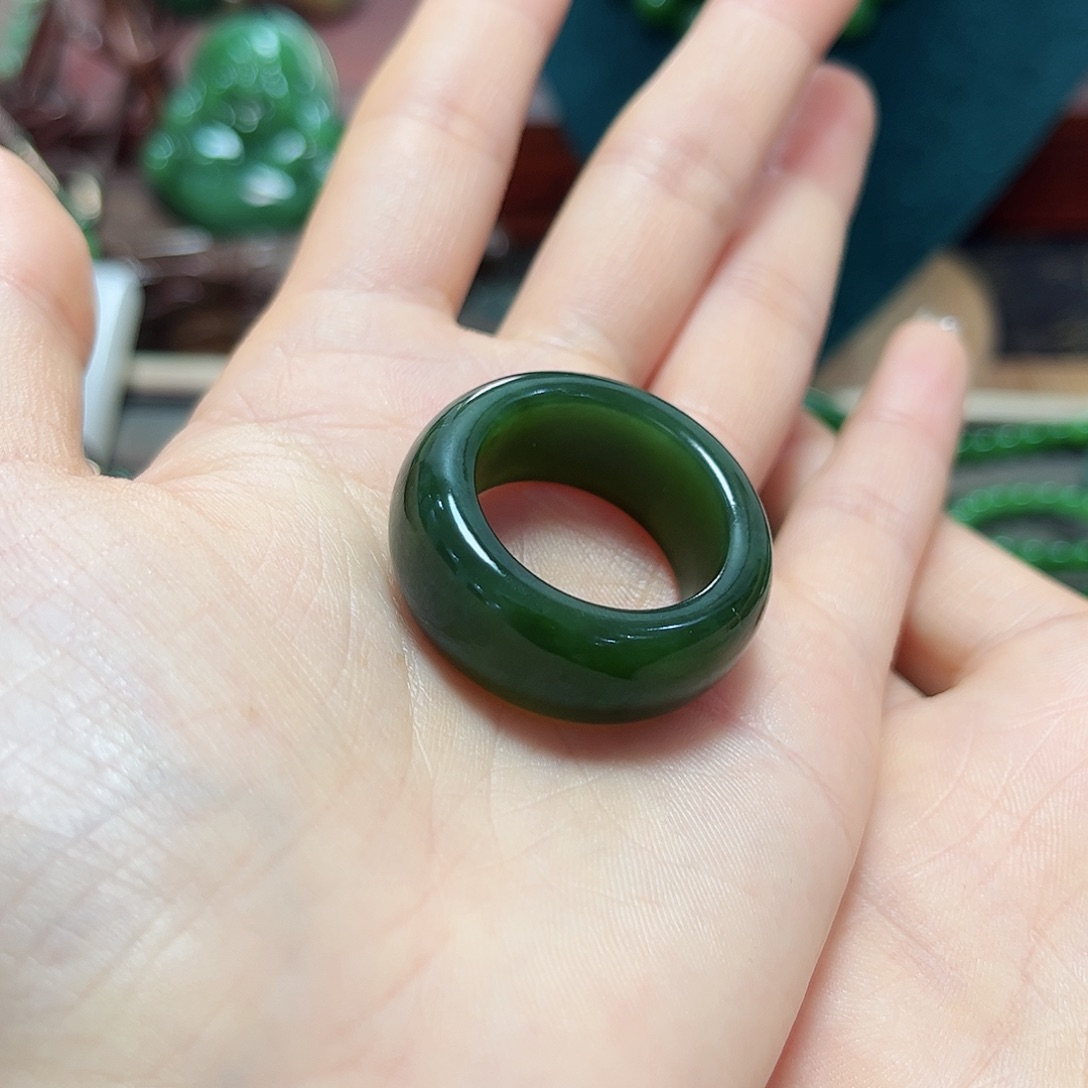 和田玉戒指21未镶嵌