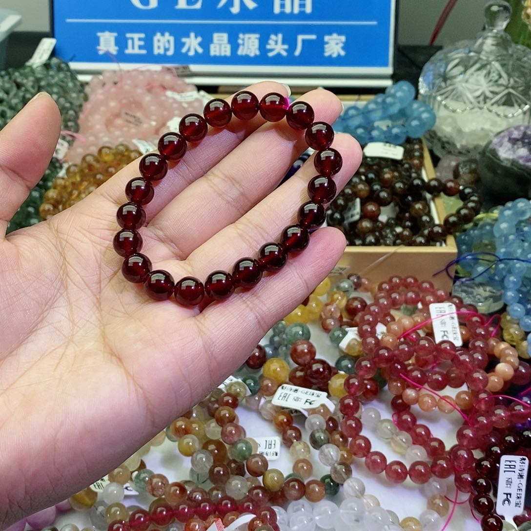 水晶手链未镶嵌蟹*.石榴石9