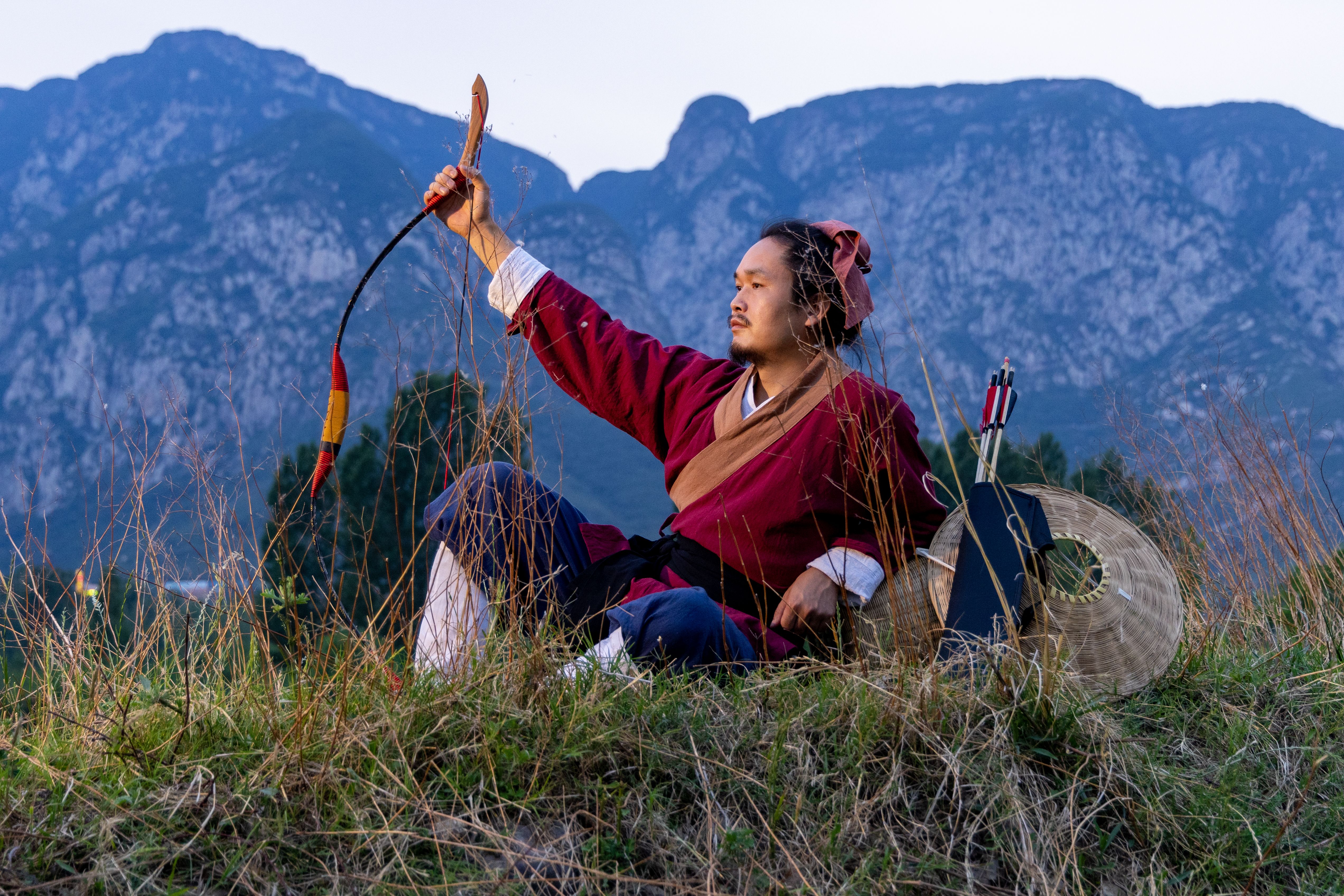 郑风溯源中国风满江红原创裋褐交领短衫纯棉日常通勤男女同款汉服