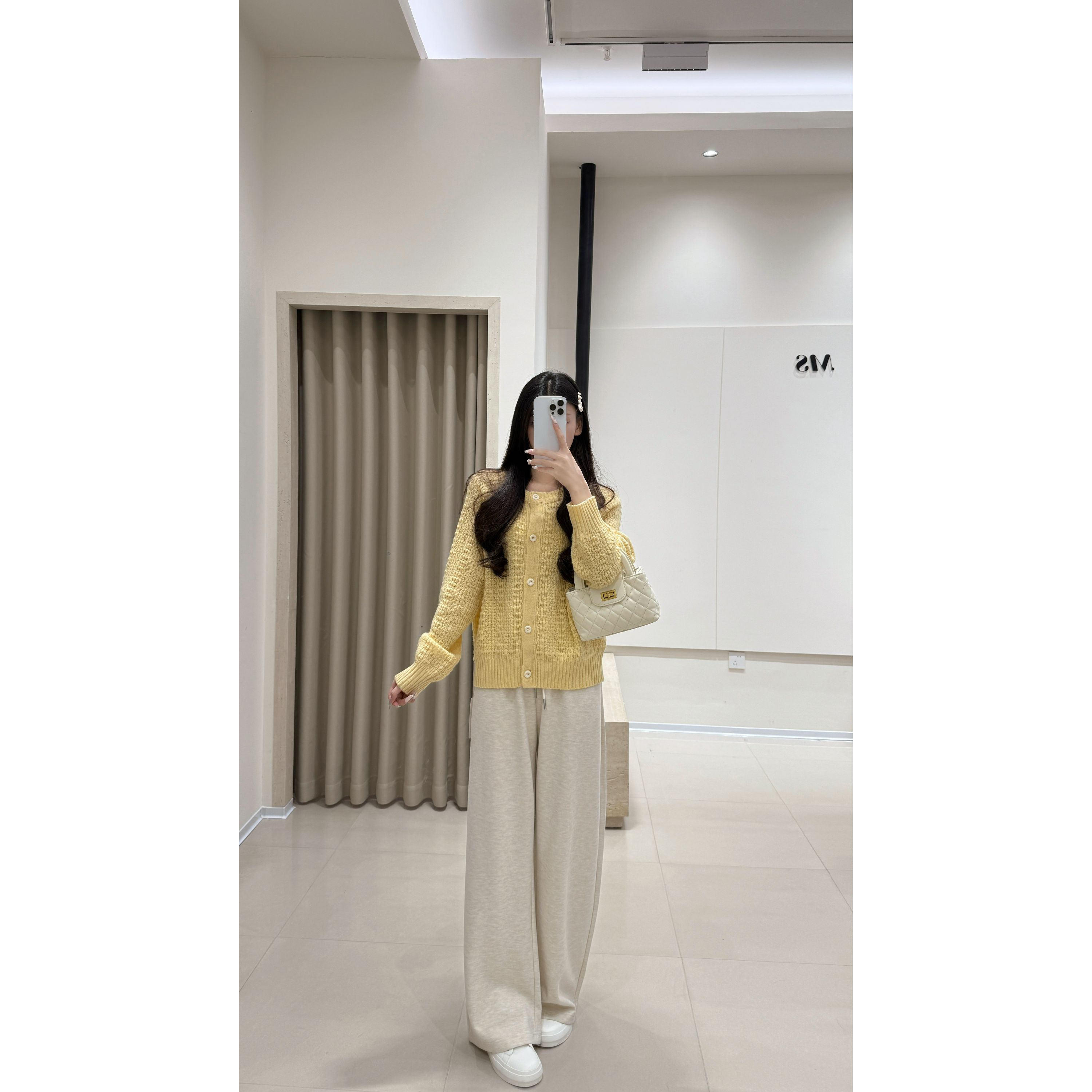 韩系简约麻花加厚学院风针织开衫2025秋冬新款