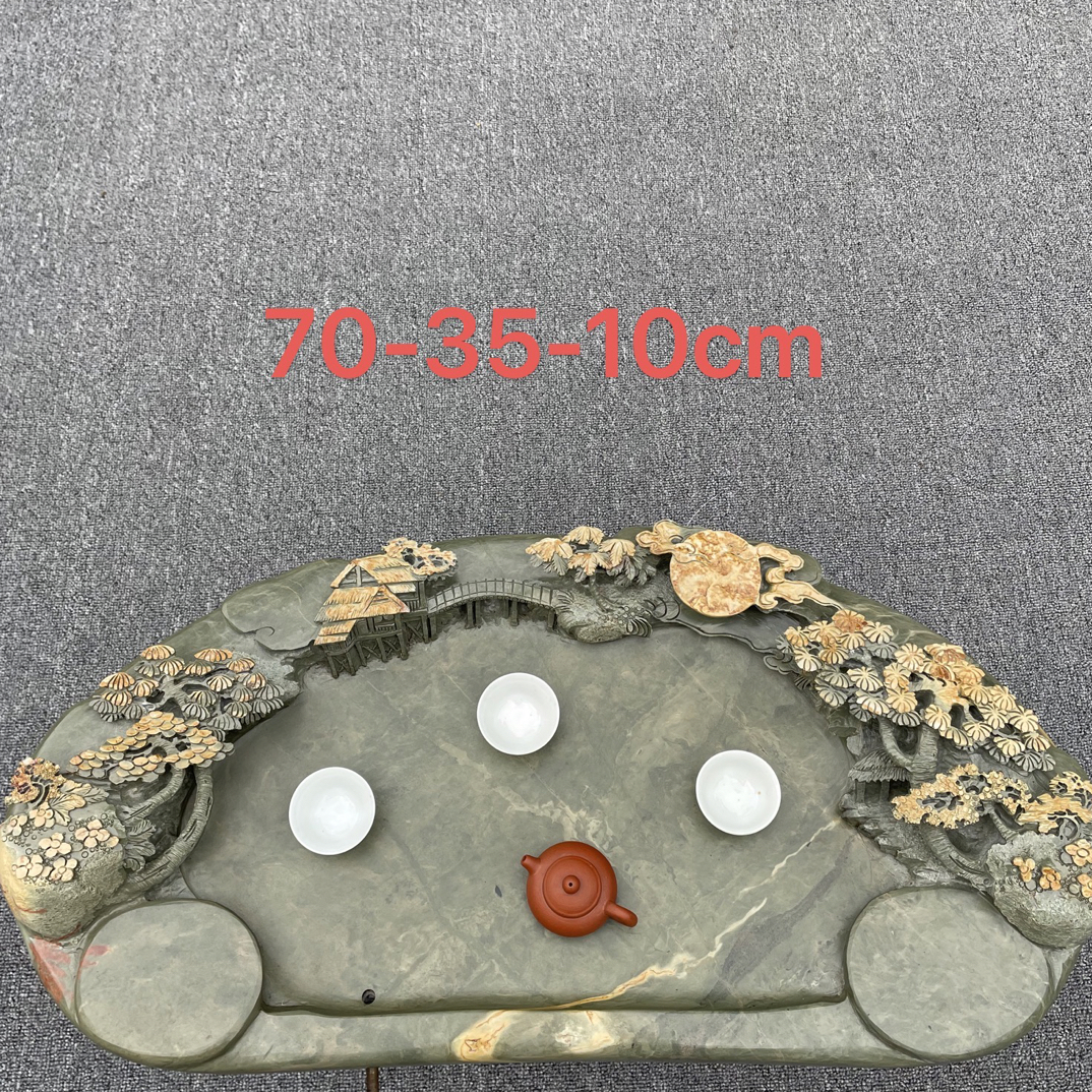 黎氏端砚-精品茶盘，寓意好-顺风顺水