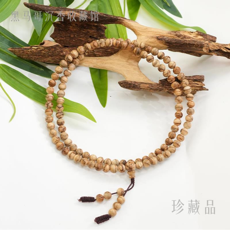 沉香沉香黑马哥精品天然野达拉干0.7圆珠多圈-多样性发其一