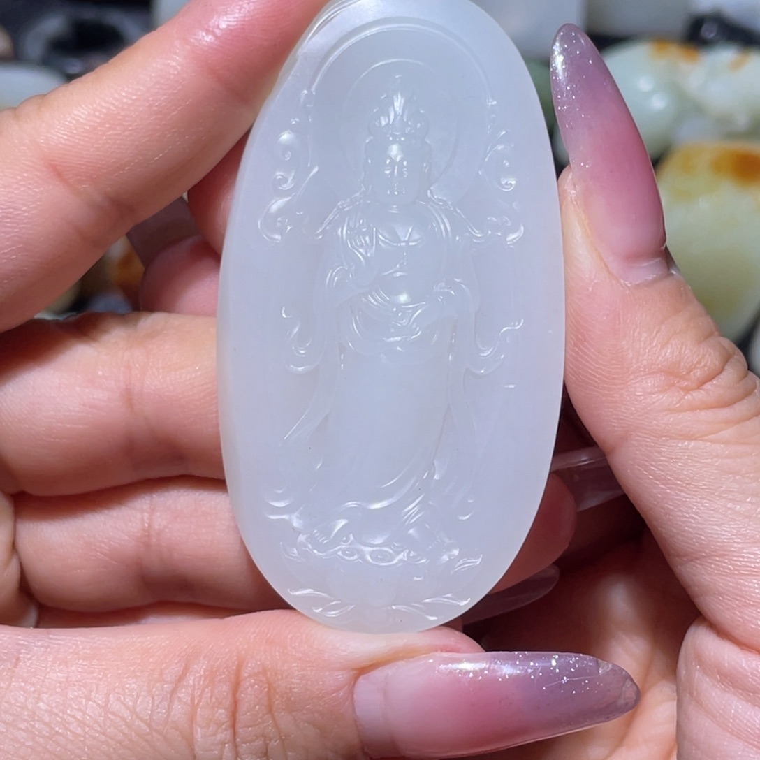 O***K未镶嵌和田玉（子料）挂件