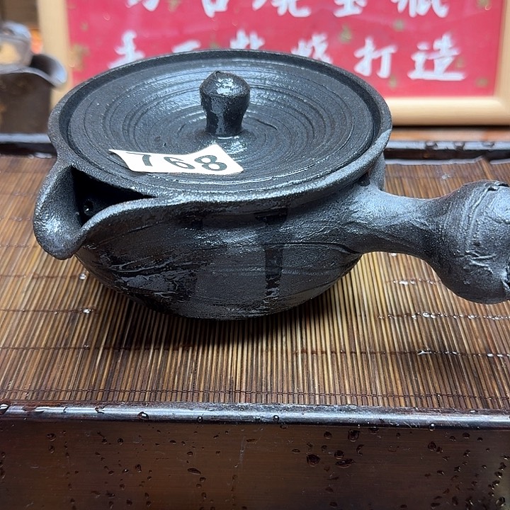 纯手工制作粗陶茶具