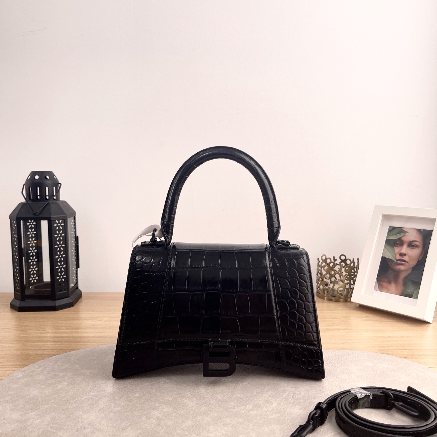 95新 Balenciaga/巴黎世家 【九筒奢品】沙漏S码/单肩包/6883