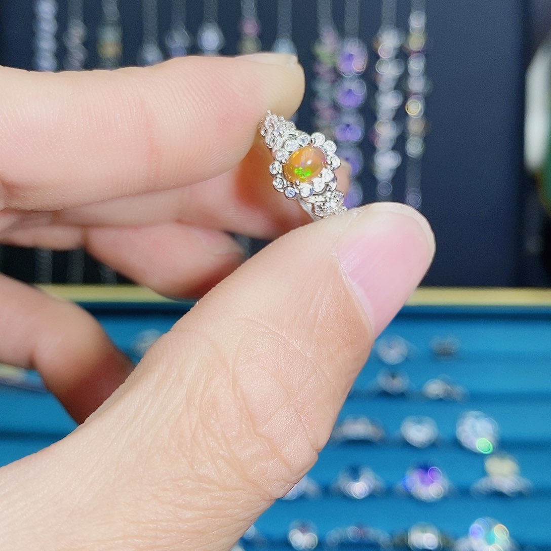 紫晶珠宝半成品银S925镶嵌