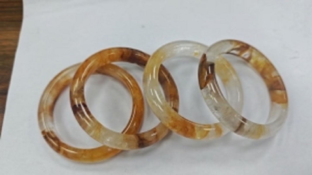 C11337-火树银花黄发晶手镯-多样性发其一WR