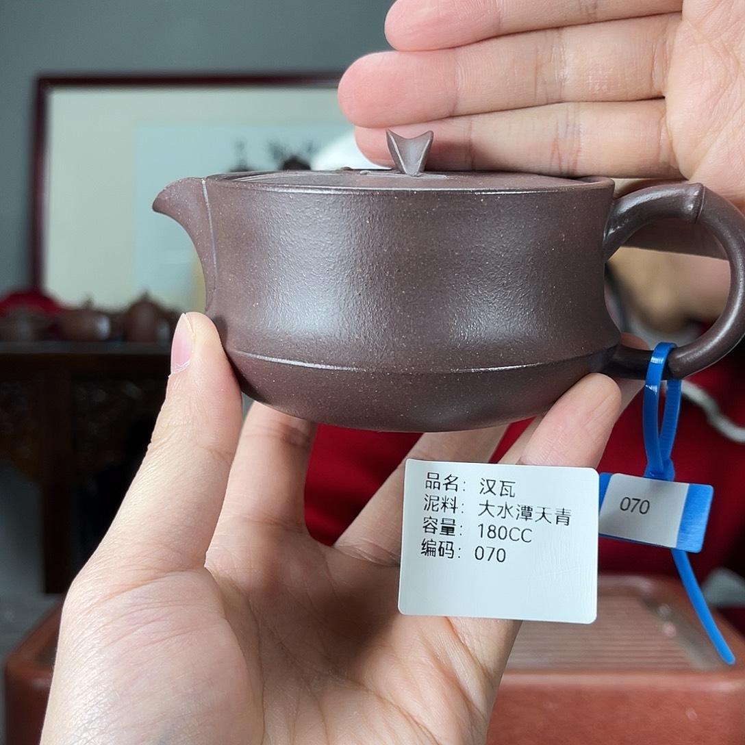 紫砂茶壶方圆紫砂070