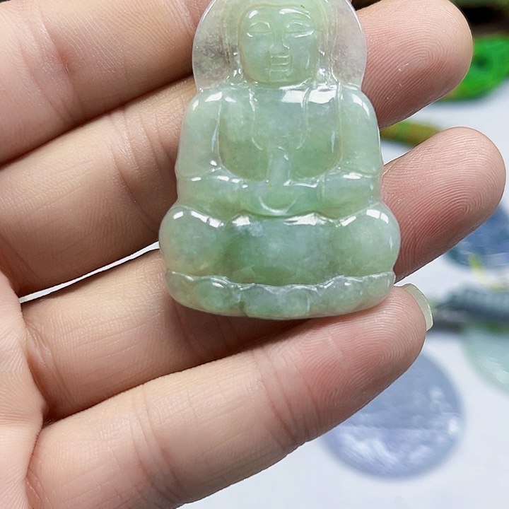 翡翠未镶嵌吊坠(不含链)翡翠