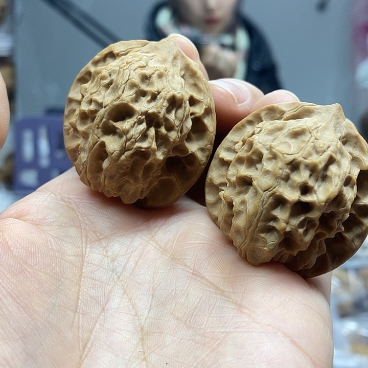 把件文玩核桃38白蛇谷小众