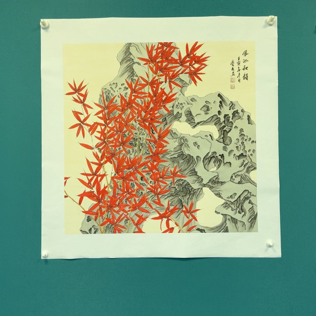 国画李庆友花鸟作品