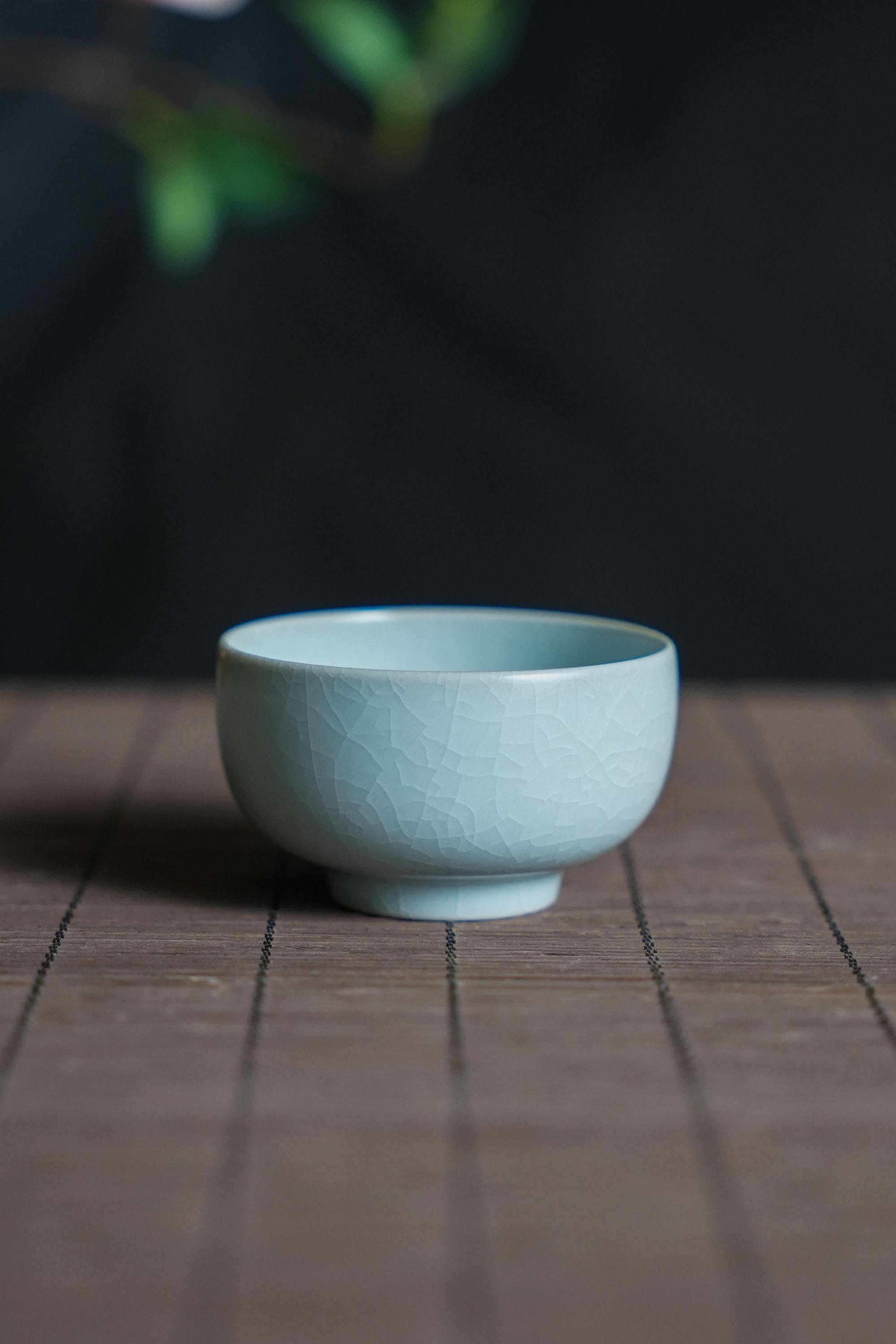 汝瓷仿古月白罗汉杯