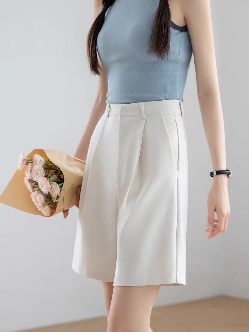 【杭州•意法】NN3201-时尚女装设计感短裤显瘦洋气百搭