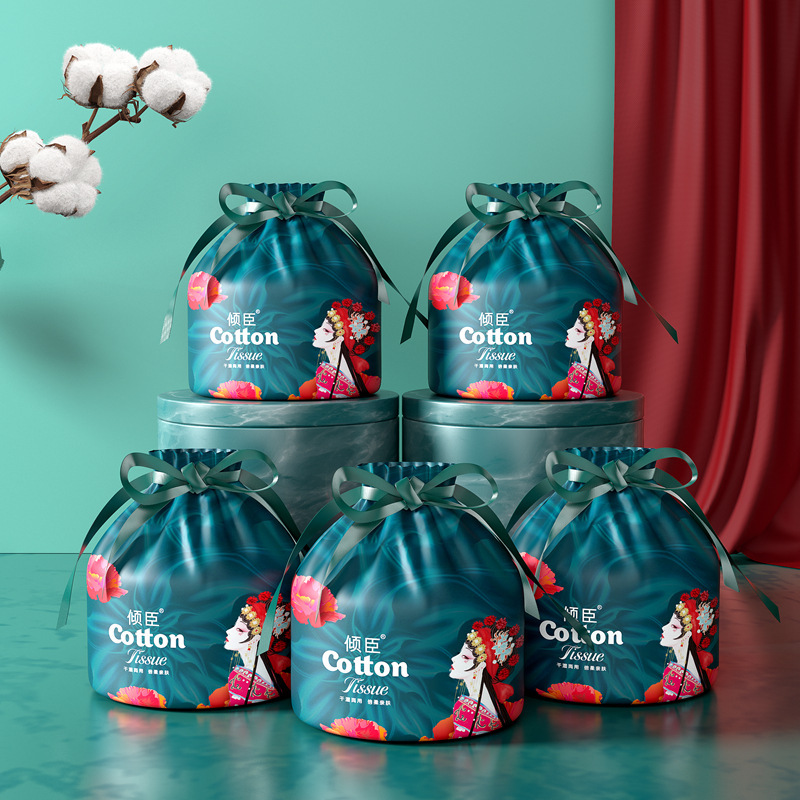 洗脸巾一次性大量卷筒装洁面巾加厚纯棉卷巾棉柔巾美容洗面巾倾臣