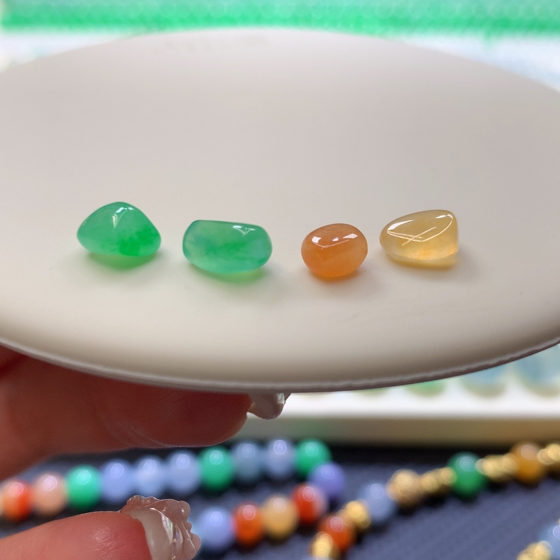 定制翡翠未镶嵌 毛货抛光定制 单颗买断价 多样性发其一