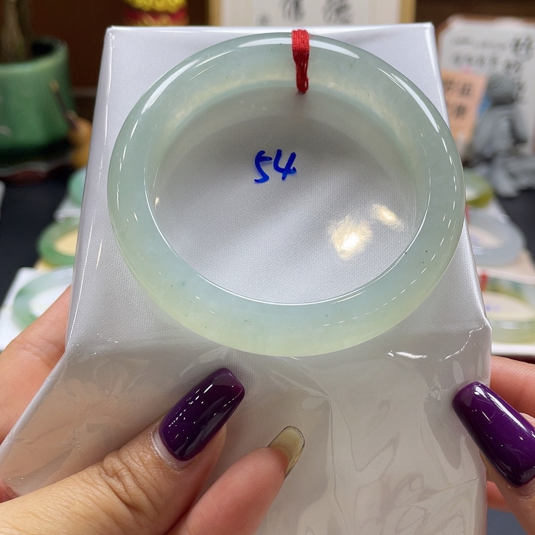 翡翠未镶嵌手镯12 号链接