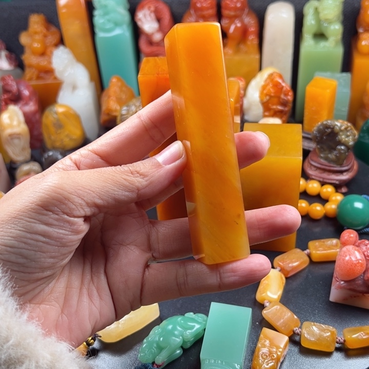 寿山石W****t北部田黄印章