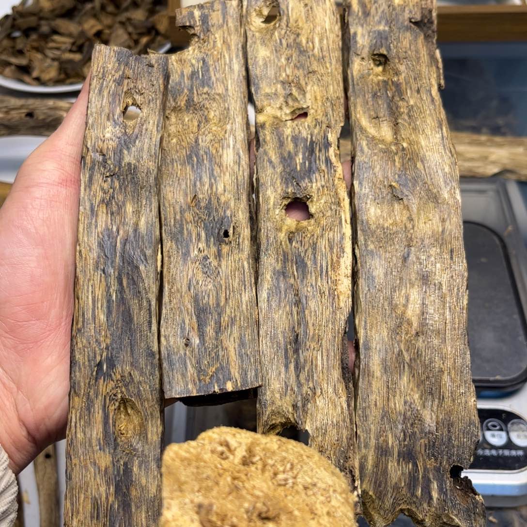 人***漠沉香沉香碎屑【紫棋】海南奇楠老料183克