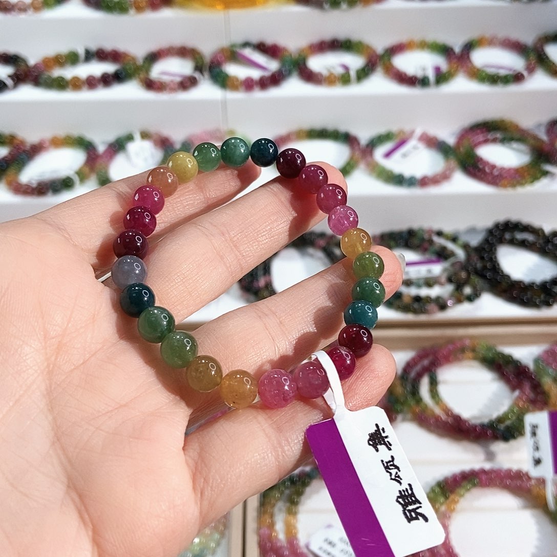 未镶嵌碧玺手链G2645070素圈颜色微差