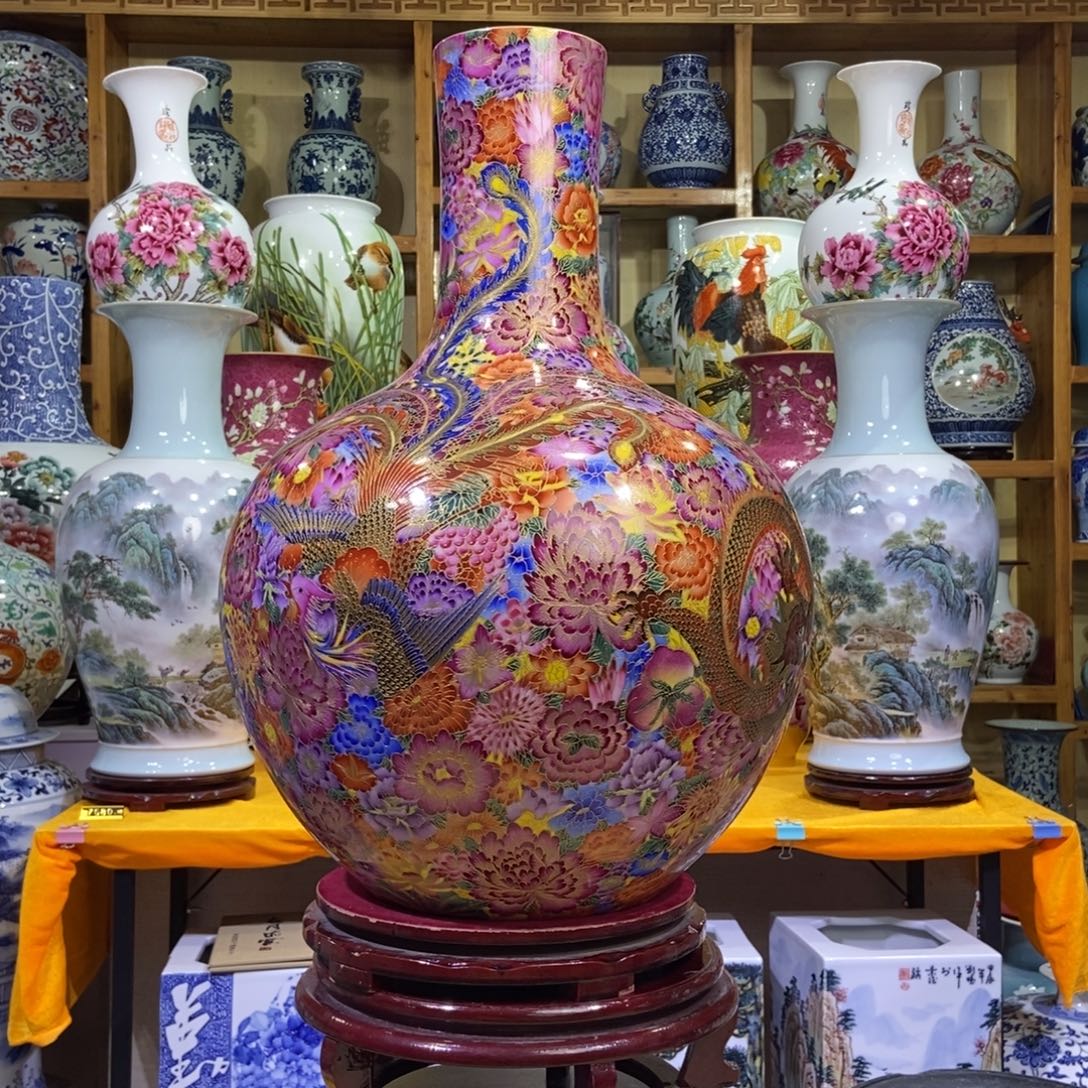 景德镇陶瓷花瓶摆件