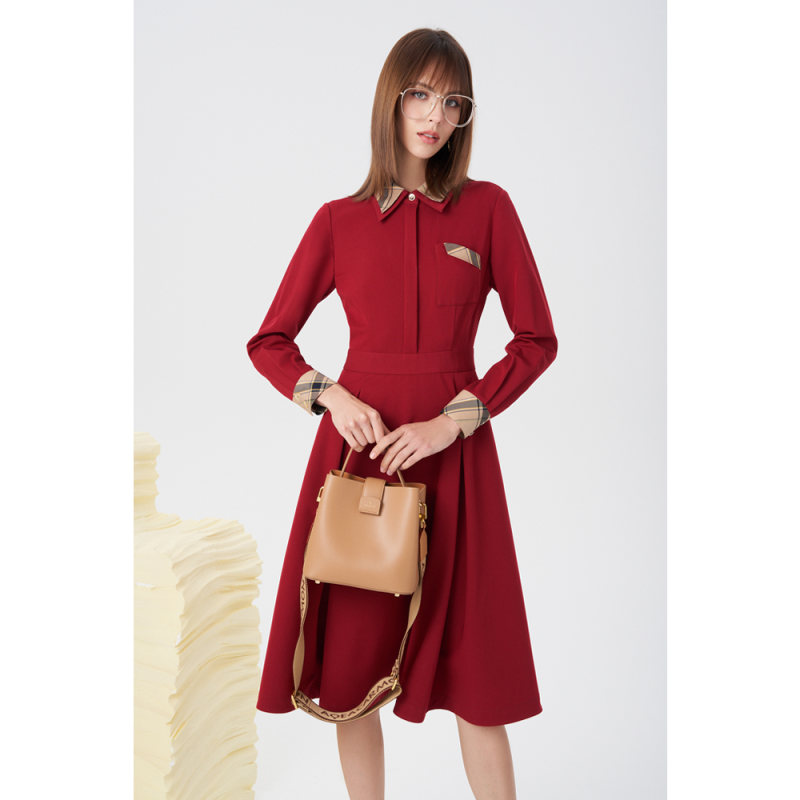 【粉丝专属】雅格上美 秋季女士连衣裙 A23QF69D12
