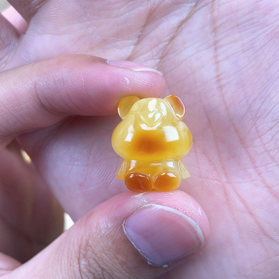 琥珀裸石未镶嵌蜜蜡