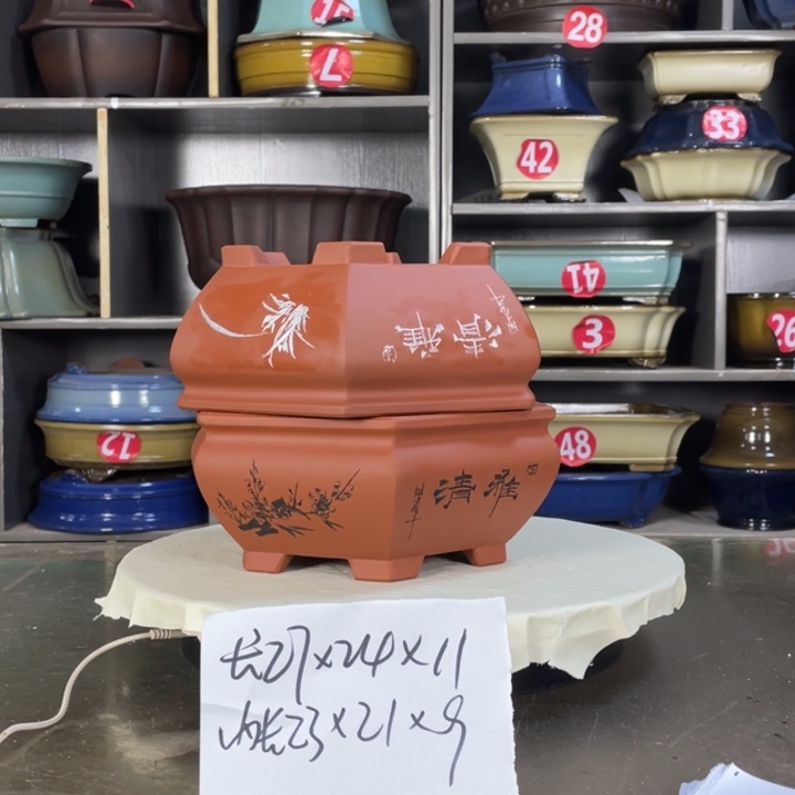 紫砂花盆厂家直销