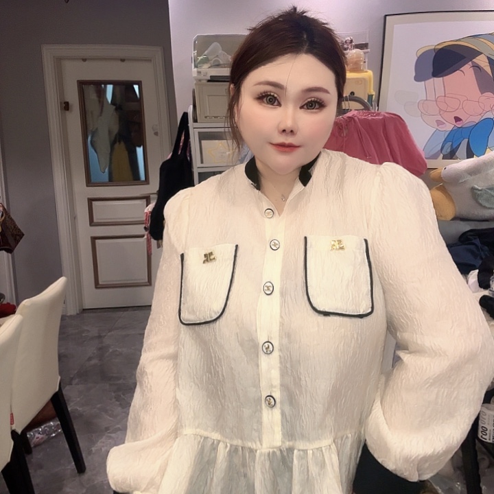 超显瘦娃娃裙衬衫